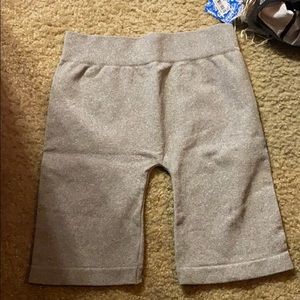 Free People Heather Gray Biker Shorts